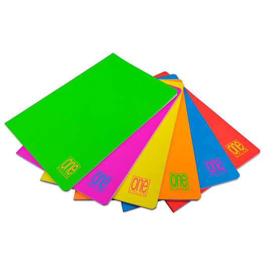 Caiet A4 cu Jolly Page - One Color Fluo, 80 g/m2, 40 pag. (Dictando)