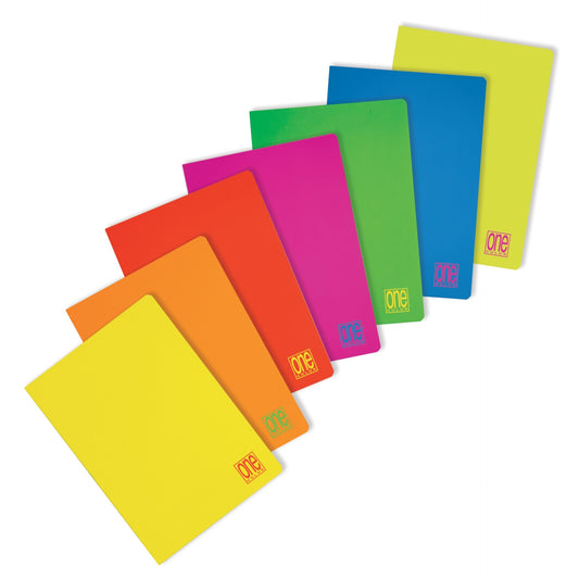 Caiet A4 cu Jolly Page - One Color Fluo, 80 g/m2, 40 pag. (Dictando)