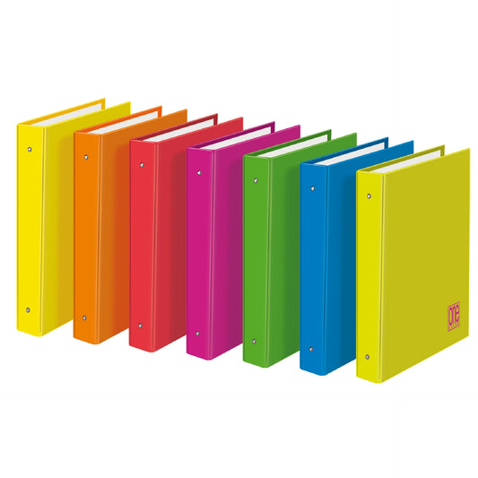 Clasor A4 cu inele - One Color Fluo (26Ã—32 cm)