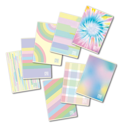 Caiet A4 cu Jolly Page - One Color Pastel Plus, 80 g/m2, 40 pag. (Dictando)