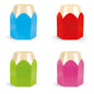 Suport creioane si pixuri, sub forma de creion, 4 culori disponibile (blister)