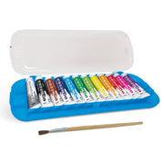 Set 12 culori tempera 10 ml, cu pensula inclusa