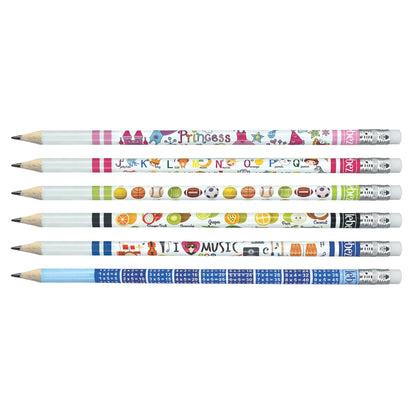Creion grafic cu radiera, School Creative 4 buc/blister