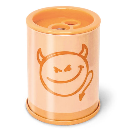 Ascutitoare de creion cu 2 gauri si container Pastel, 6 modele (24 buc/display)