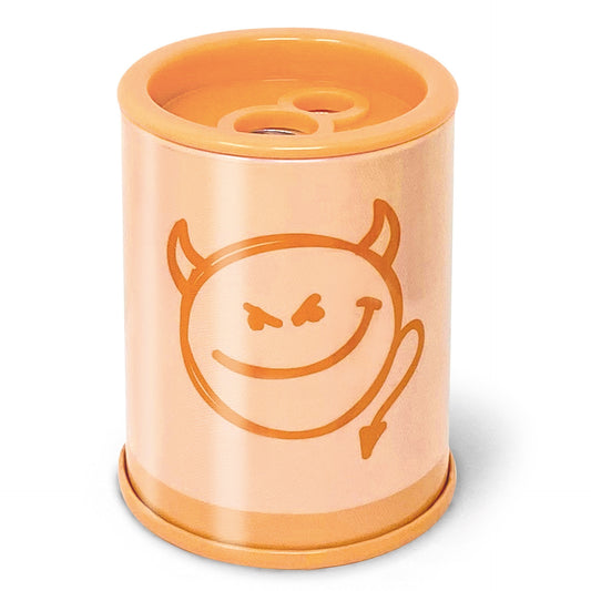 Ascutitoare de creion cu 2 gauri si container Pastel, 6 modele (24 buc/display)