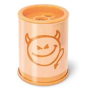 Ascutitoare de creion cu 2 gauri si container Pastel, 6 modele (blister)