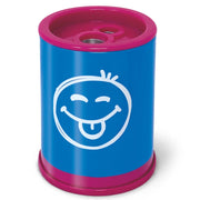 Ascutitoare de creion cu 2 gauri si container Neon, 6 modele (blister)