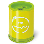 Ascutitoare de creion cu 2 gauri si container Neon, 6 modele (blister)