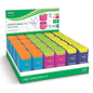 Ascutitoare de creion cu 3 gauri, Trio, cu container, 3 culori (24 buc/display)