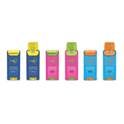 Ascutitoare de creion cu 3 gauri, Trio, cu container, 3 culori (blister)