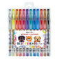 Pixuri cu sclipici parfumat, cu manere moi, Best Friends, 12 culori (blister)