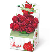 Pix flexibil Trandafir Rosu, Ã¸ 6 cm (16 buc/display)