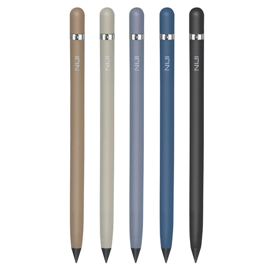 Creion Infinity - Soft Touch cu radiera, 4 culori (20 buc/display)