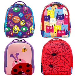 Rucsac gradinta Baby Bag colorat, din neopren 21 x 24 x 11 cm (4 modele)