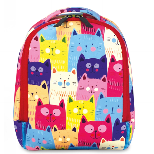 Rucsac gradinta Baby Bag colorat, din neopren 21 x 24 x 11 cm (4 modele)