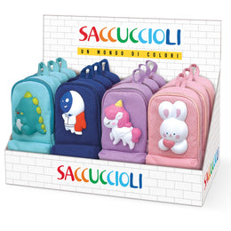 Penar Squishy cu 2 compartimente, model rucsac, 4 modele (12 buc/display)