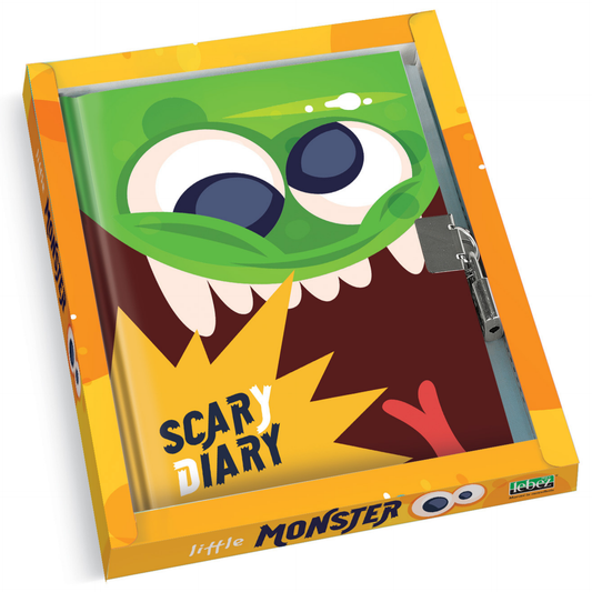 Jurnal Monster, cu cutie cadou, 80 de pagini, 13 x 18 cm (6 buc/display)