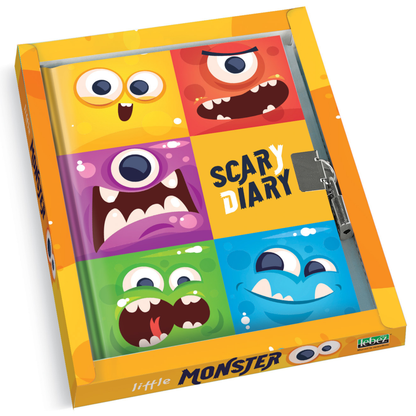 Jurnal Monster, cu cutie cadou, 80 de pagini, 13 x 18 cm (6 buc/display)