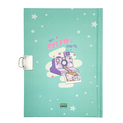 Jurnal cu LED, cu cutie cadou, 80 de pagini, 13 x 18 cm (6 buc/display)