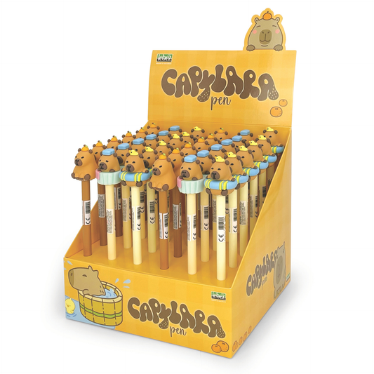 Pix cu capac Capibara, 3 modele (36 buc/display)