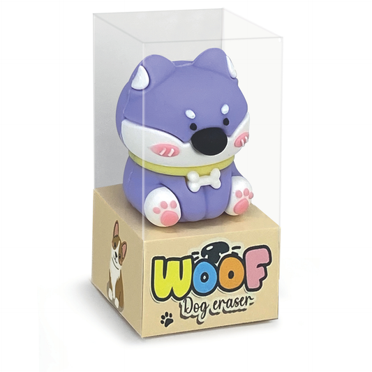 Radiera Woof, 3 modele (24 buc/display)