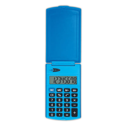 Calculator de buzunar, 8 Cifre, 6 x 10 cm, 4 culori (blister)