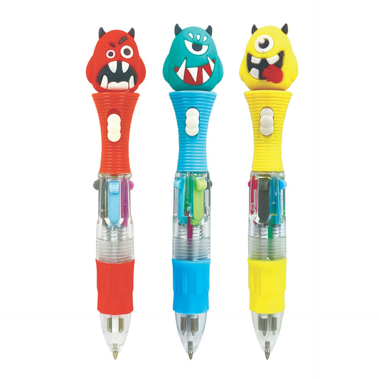 Mini pix 4 culori in 1 cu LED, Scary, 3 modele (36 buc/display)