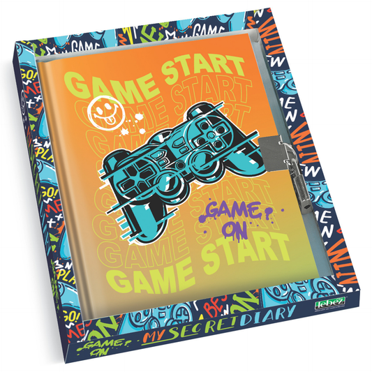 Jurnal Gaming, cu cutie cadou, 80 de pagini, 13 x 18 cm (6 buc/display)