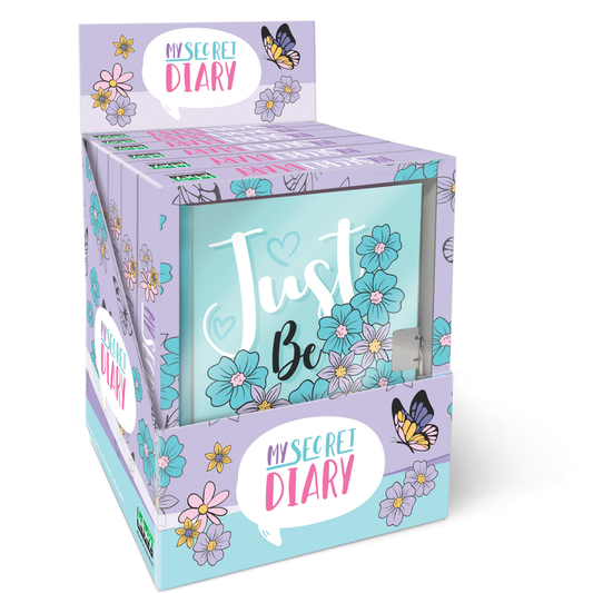Jurnal Lovely & Cute, cu cutie cadou, 80 de pagini, 13 x 18 cm (6 buc/display)