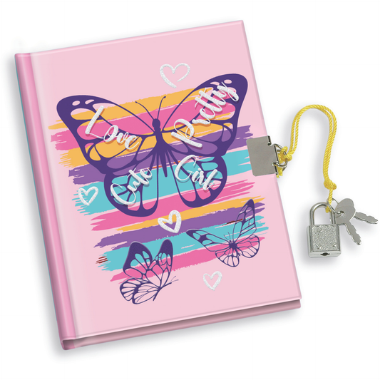 Jurnal Lovely & Cute, cu cutie cadou, 80 de pagini, 13 x 18 cm (6 buc/display)