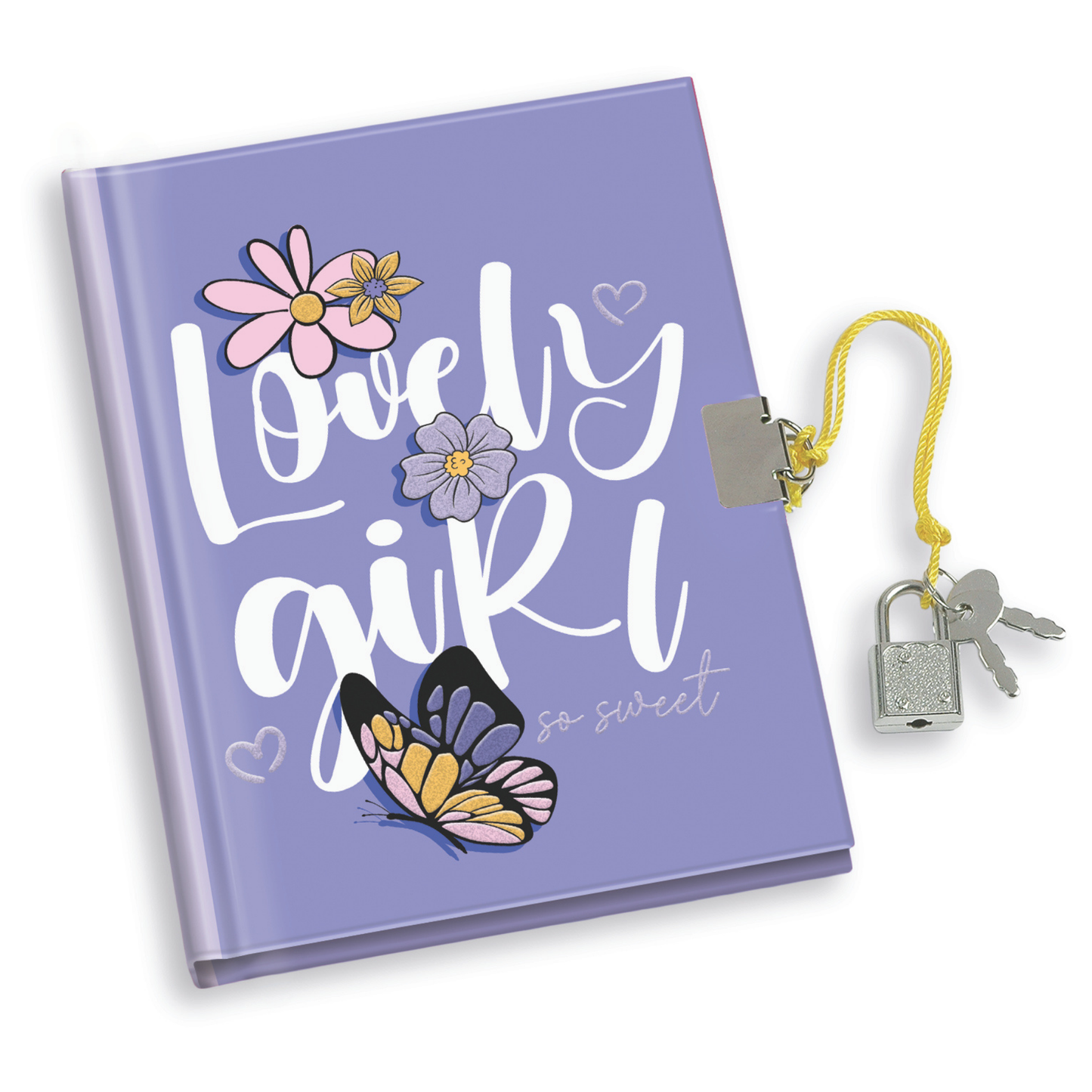 Jurnal Lovely & Cute, cu cutie cadou, 80 de pagini, 13 x 18 cm (6 buc/display)