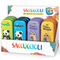 Penar - Panda & Capibara cu fermoar si model 3D - 9.5 x 23 x 3.8 cm (12buc/display)