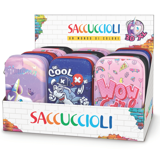 Penar - Colectia 3D XL Fantasy cu 1 fermoar - 15.5 x 22.5 x 4.5 cm (12buc/display)