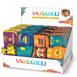 Penar Wild Nature, cu 2 compartimente, cu fermoar si inchidere cu scai in fata, 21 x 9 x 7 cm (12buc/display)