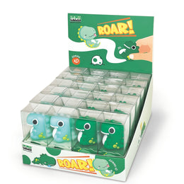 Radiera Roar, Dinozaur 3D, 2 culori (24 buc/display)
