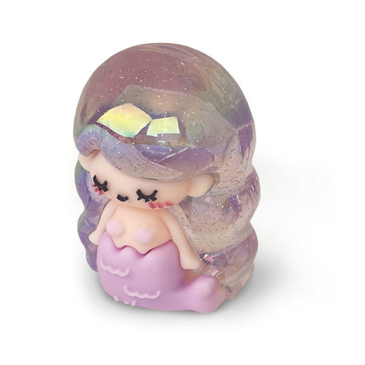 Ascutitoare de creion cu o gaura, figurina Sirena, 2 culori (24 buc/display)