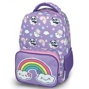 Rucsac Fantasy, cu 2 compartimente cu fermoar din poliester foarte rezistent, 29 x 22 x 10 cm (4 modele)