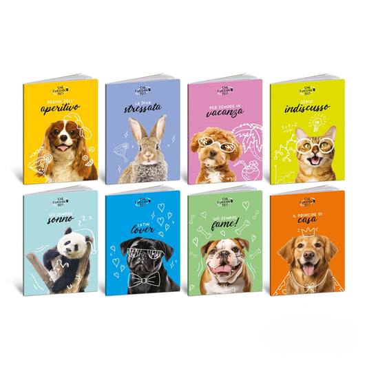 Caiet A4 de exercitii, coperta tare - Ce animalut esti?, 80 g/m2, 40 pag. (Dictando)