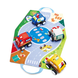 Set de masini de plus cu Pull-Back