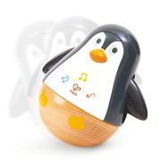 Jucarie din lemn - Familia de Pinguini Hopa Mitica