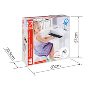 Jucarie din lemn pentru copii - Pian mare alb