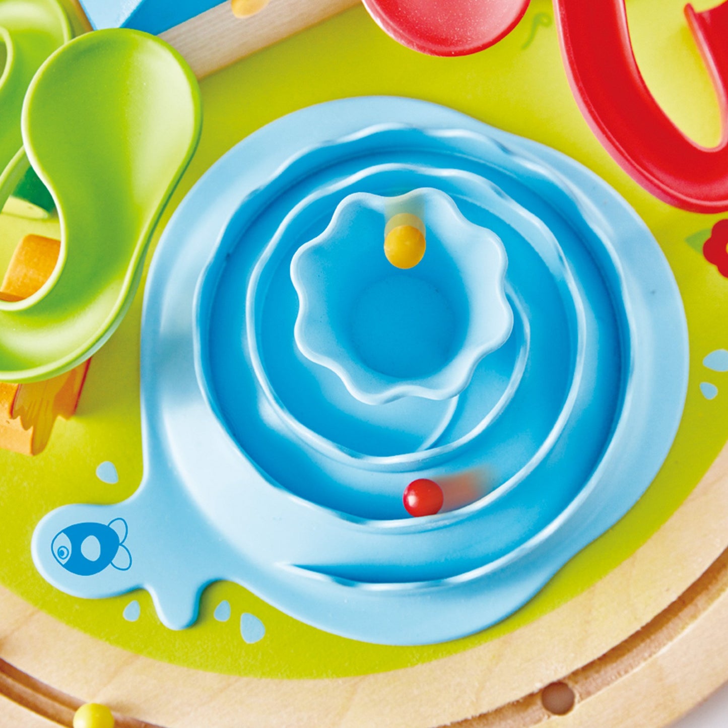 Jucarie din lemn - Labirint magnetic 3D