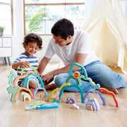 Jucarie din lemn de stivuit pentru copii - Natura