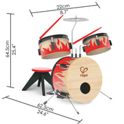 Jucarie din lemn - Set de tobe copii