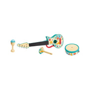 Jucarie din lemn - Set de ukulele 4 in 1 pentru copii