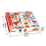 Jucarie din lemn - Marble Run Tricks N Twists (129 piese)