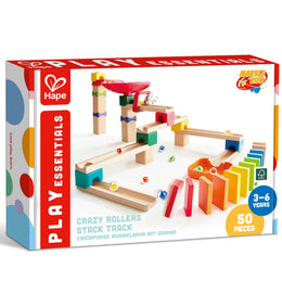Jucarie din lemn - Marble Run Crazy Rollers (50 piese)