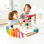 Jucarie din lemn - Marble Run Crazy Rollers (50 piese)
