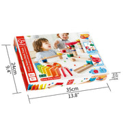 Jucarie din lemn - Marble Run Crazy Rollers (50 piese)