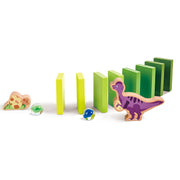 Jucarie din lemn - Marble Run Dino Adventure (131 piese)